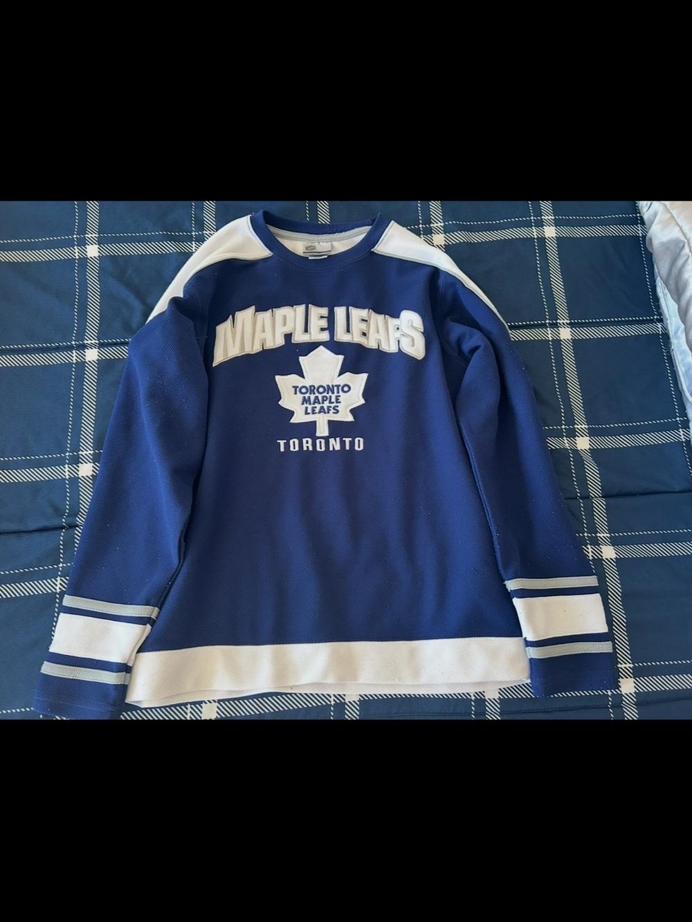 Toronto Maple Leafs Blue & White Hockey  jersey